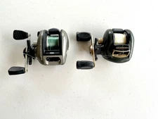 2 Baitcasting Fishing Reels, Bass Pro Shop Extreme & Bass Tour Series Quantum