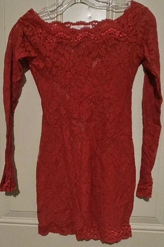 UNDERCOVER Victoria's Secret abito lungo sexy in pizzo piccolo