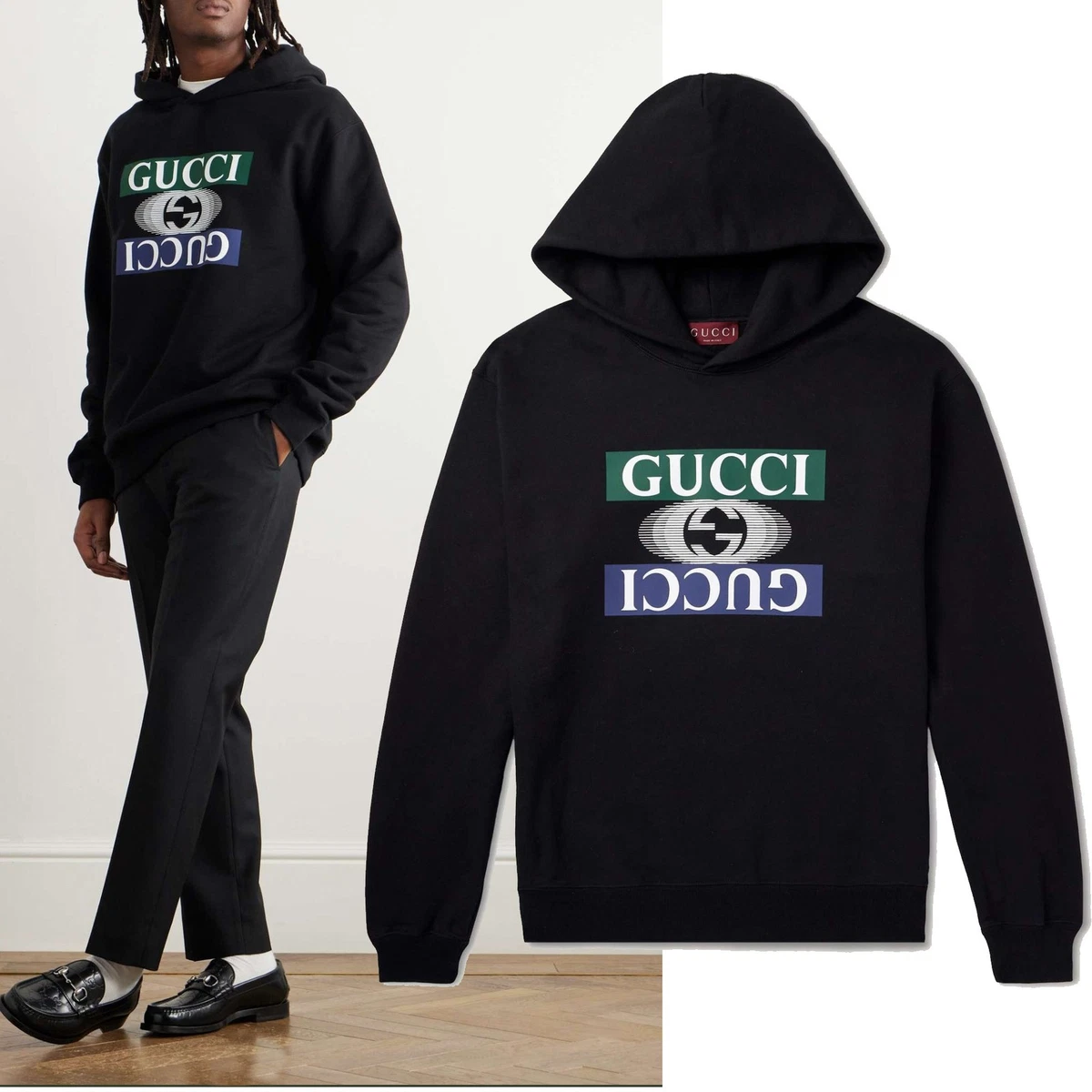 Gucci Black Hoodies & Sweatshirts for Men for Sale | Shop Men