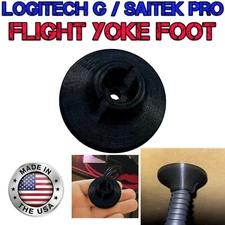Logitech G / Saitek Pro Flight Yoke Mounting Screw Foot Replacement