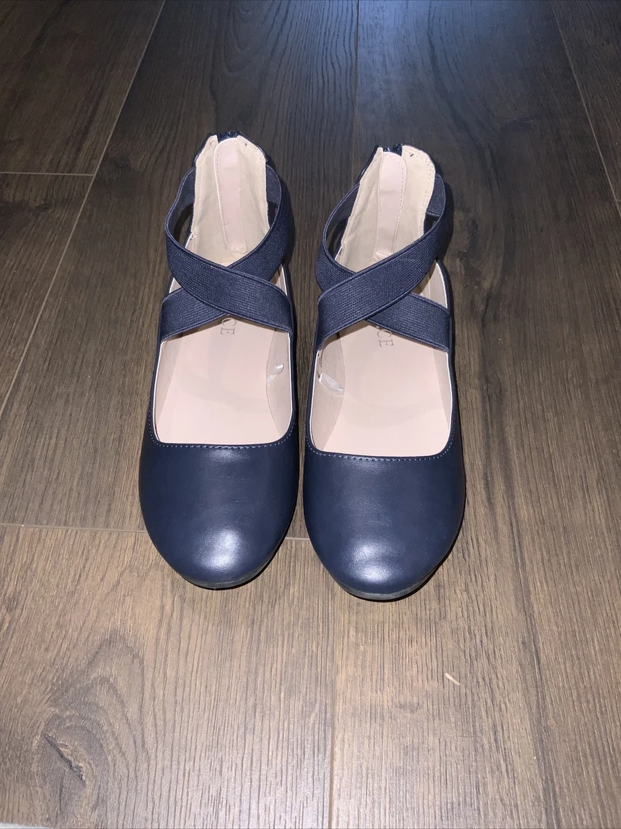 Navy blue clearance ankle strap sandals