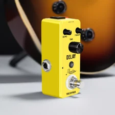 Rowin LEF-314 Delay Guitar Effects Pedal - Compact, True Bypass - Ships from USA