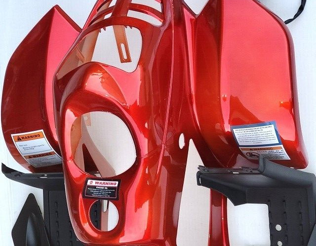 ATV Body Kits Plastic  Baja50cc Coolster 3050C Vitacci Hawk-110 Taotao 110B Red