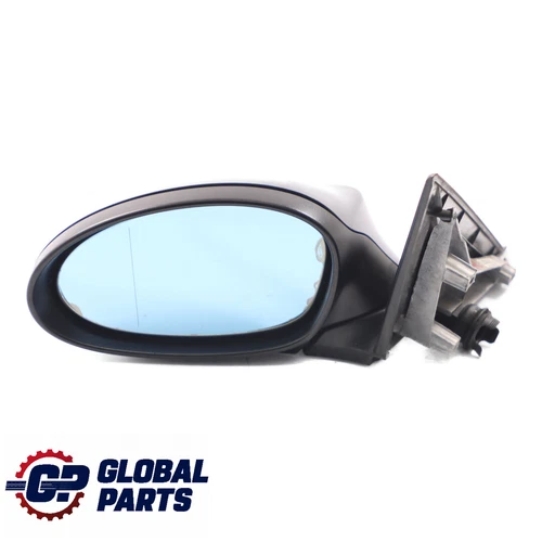 BMW E87 Wing Mirror Power Fold Heated Door Left N/S 3 Pins Monacoblau Blue A35