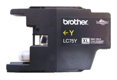 Brother LC75Y Yellow High Yield Ink Cartridge