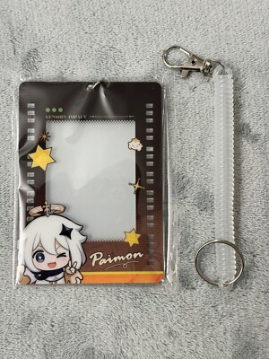 NEW - SDCC 2024 - GENSHIN IMPACT Paimon - Photo Frame ID Holder Keychain Teyvat