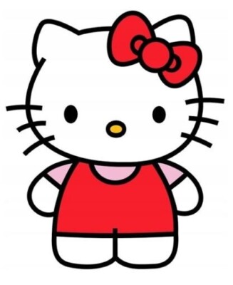 Hello Kitty Essbar Fabel Mädchen Katzen Tortenaufleger Torte Geburstag + TEXT
