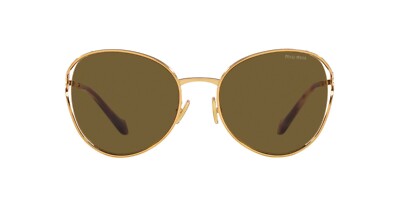 Miu Miu MU 53YS Gold/Brown (7OE0/1T) Sunglasses | eBay display picture 3