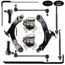 Fits 06-11 Chevrolet HHR 07-10 Pontiac G5 10Pcs Wheel Bearning Hub Tie Rod End