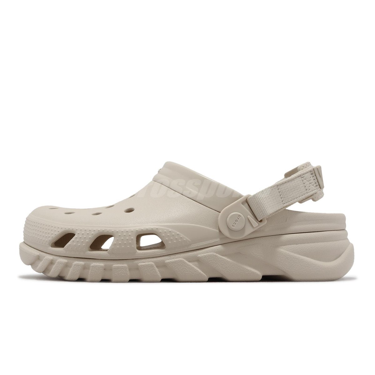 Crocs Duet Max II 2 Clog Stucco Beige Men Unisex Casual Crocs Duet Max II 2 Clog Stucco Beige Men Unisex Casual