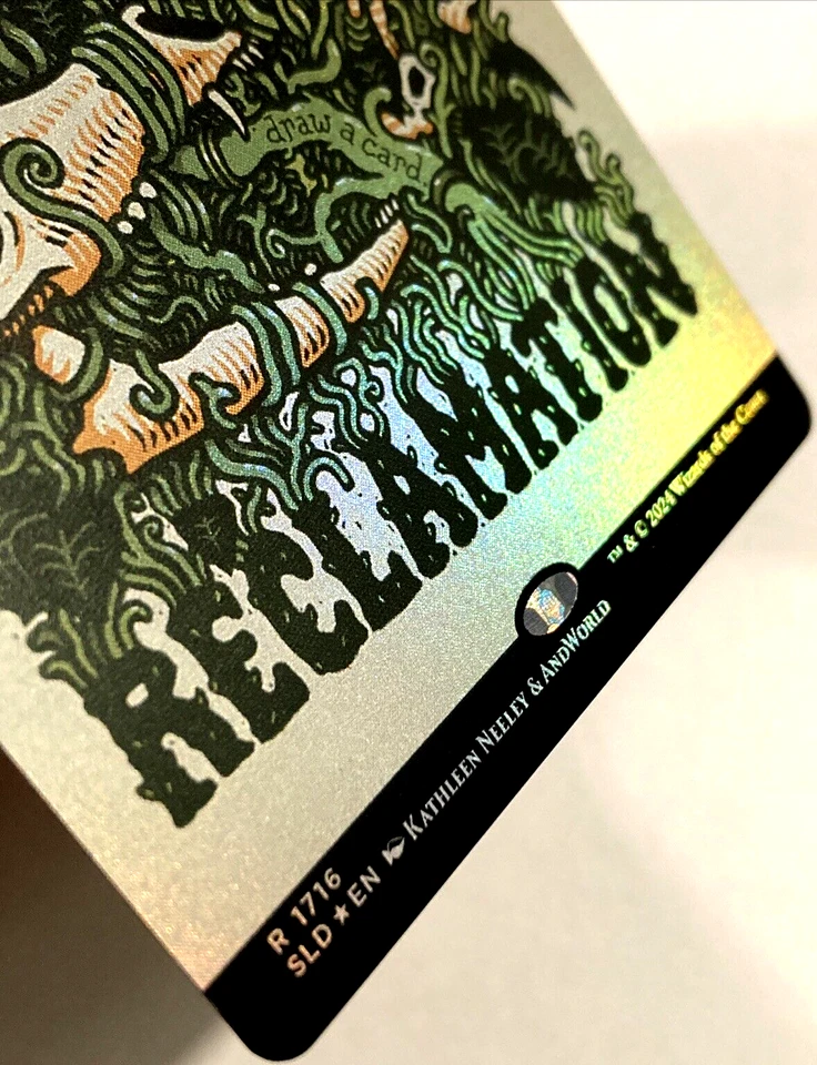 MTG Moldervine Reclamation RAINBOW FOIL Secret Lair Drop 1716 NM - Image 2 of 4