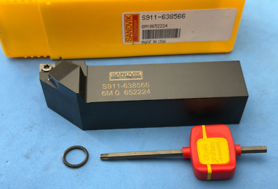 Sandvik THRU COOLANT turning lathe insert tool holder CNMG S911