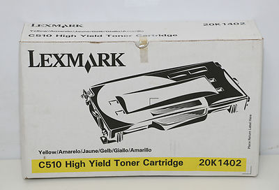 Lexmark 20K1402 C510 Tonerkartusche Gelb 6.600 Seiten