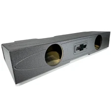 Silverado Sierra 07-18 Crew Cab Subwoofer Box Enclosure  2x8 Ported Front Fire