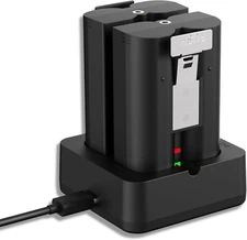 2-Pack Replacement Battery for Ring Doorbell - 7200Mah Rechargeable Camera Batte