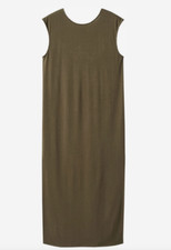 MANGO CUPI 47088638-37  WOMEN DRESS - KHAKI - UK 8 - BNWT