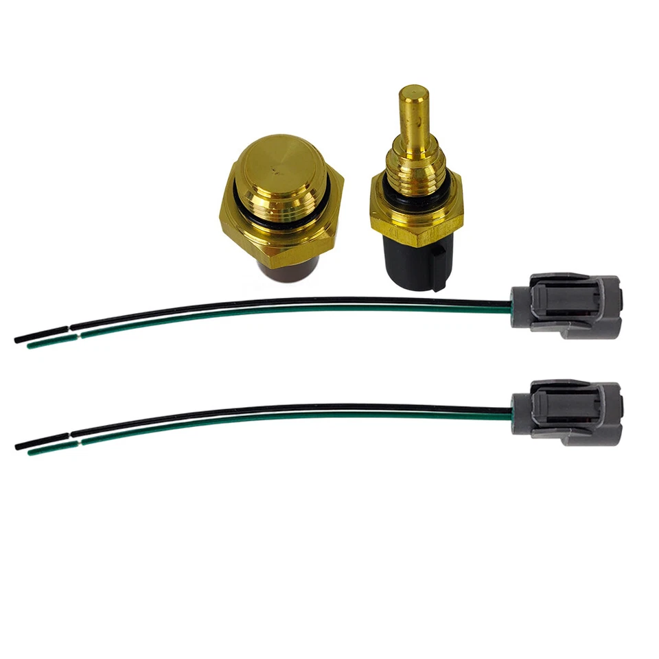 For Acura CL/RSX/TSX Coolant Fan Switch & Temp Sensor 2x Connectors - Image 4 of 4