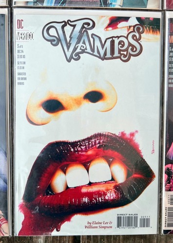 Juego completo de 6 cómics de DC Vertigo Vamps Elaine Lee y William Simpson © 1994 - Imagen 6 de 7