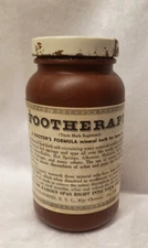 Vintage Bottle FOOTHERAPY Mineral Salts for Bath Home Use
