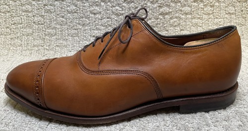 Allen Edmonds 5735 Brown Leather Fifth Avenue Cap Toe Oxford Dress Shoes 12 EEE - 第 7/13 張圖片