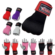 MMA Boxing Inner Gloves Padded Quick on Hand Wraps Protector MuayThai Kickboxing