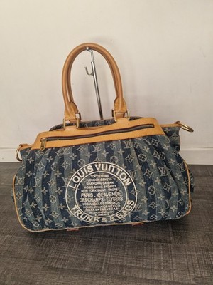 LOUIS VUITTON Tasche Streifen gm denim Monogram Handbad Louis Vuitton Lv