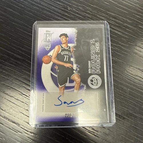 2025 Topps Signature Ben Saraf Purple (RAW)