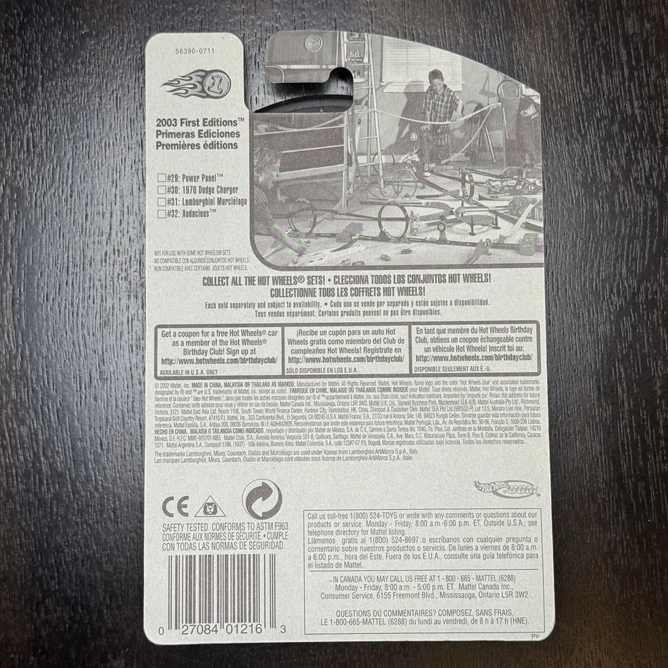 Hot Wheels Lamborghini Murcielago amarillo 2003 primeras ediciones 31/42 #043 Foto 2 de 4