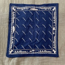 Vintage LL Bean Made In USA Handkerchief