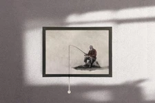 Amazing art, Modern Art, Original Art, frame art, unique art,Wall Art,Fishing