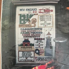 June Grigg New England Sampler Cross Stitch Kit CSS 