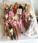 barbie doll Lot 10 Dolls As Is Vintage To Contemporary Clothes As Shown Mattel