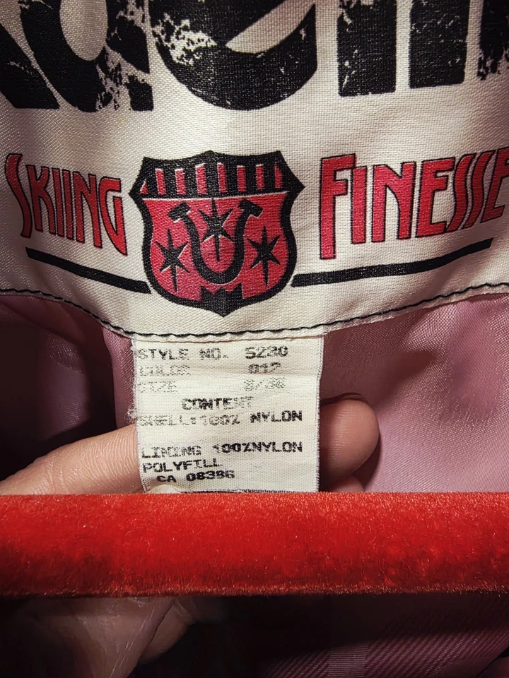 Kaelin Ski Jacket Women Size 8 Black High Neck VTG 80s - Image 3 of 4