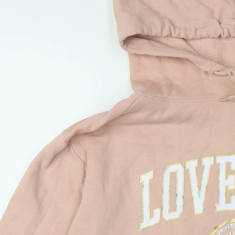 UNDERCOVER Victoria's Secret Felpa con cappuccio rosa da donna piccola