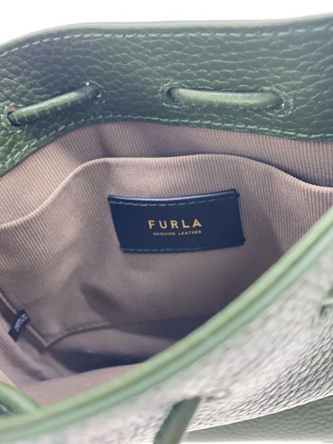 FURLA ATENE MINI Shoulder Bag in Leather (Green) - Picture 6 of 7