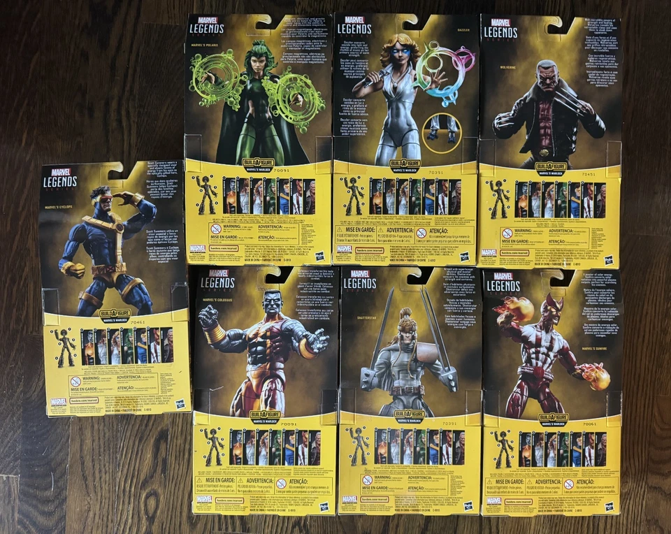 MARVEL Legends X-Men MARVEL'S WARLOCK BAF Complete Set of 7 Figures NEW Unopened - Image 2 of 4