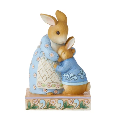 JIM SHORE BEATRIX POTTER Beatrix Potter by Jim Shore Peter Rabbit with Mrs Rabbit Figurine 6010686