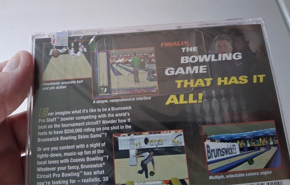 NEW & FACTORY SEALED Brunswick Circuit Pro Bowling Video Game PS1 PlayStation 1 - Image 4 of 4