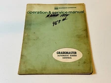 Barber Greene Grademaster Service Repair Work-Shop Operators Maintenance Manual