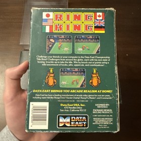 Ring King (Nintendo NES) Complete - Tested - Authentic