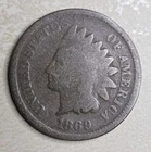 1869 Indian Head Cent Penny Good G Almost Very Good VG Key Original