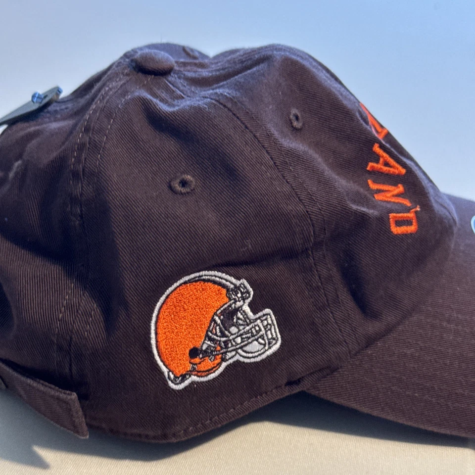 New Adjustable '47 Brand Clean Up NFL Cleveland Browns Flip Script Hat/Cap - Image 3 of 4