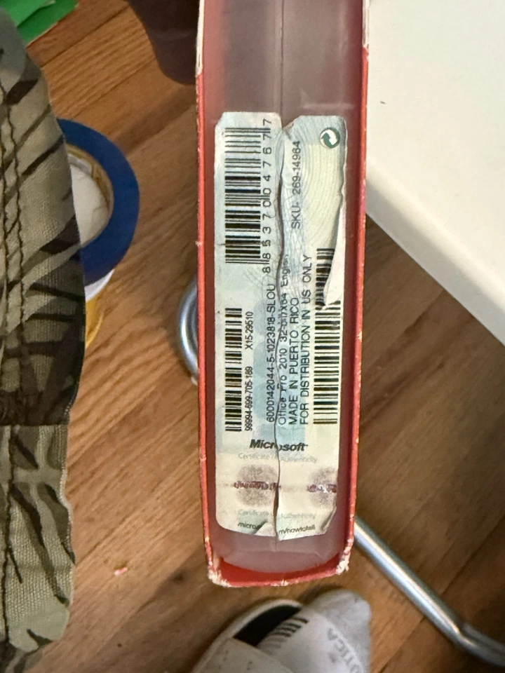 Microsoft Office 2010 Professional Word Excel Powerpoint Outlook Access DVD - Image 3 of 4