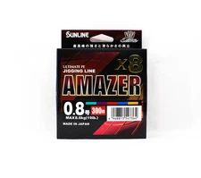Sunline P.E Line Amazer X8 HG Jigging 300M P.E 0.8 19lb Multi (7364)