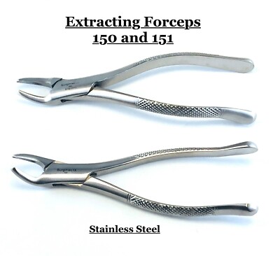 Extracting Forceps 151 -- Stainless Steel MAC | eBay