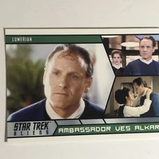 Star Trek Aliens Trading Card #21 Ambassador Ves Alkar