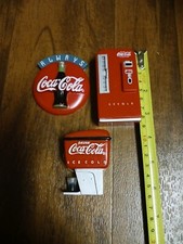Retro 1995 ~ COCA COLA ~ Set Of 3 Assorted Plastic Refrigerator MAGNETS