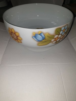 Ciotola Grande THUN In Ceramica - Collezione Country Bloom, Per Portatovaglioli