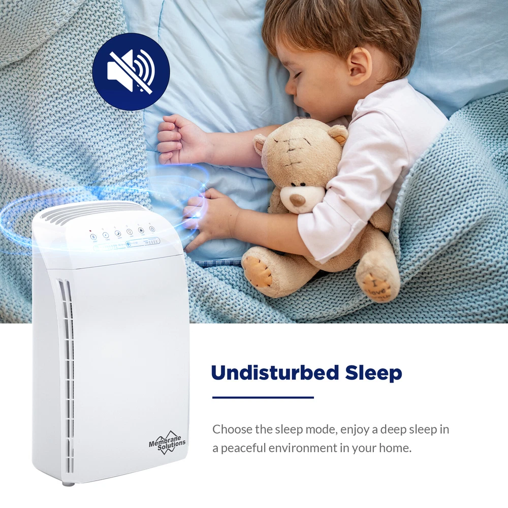 HEPA Air Purifier for Large Rooms Allergies Pets Smoke Dust Home Cleaner  