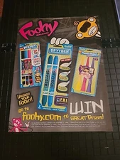 Foohy Brand Monkey Pens Print Ad 2005 8x11 Great To Frame   